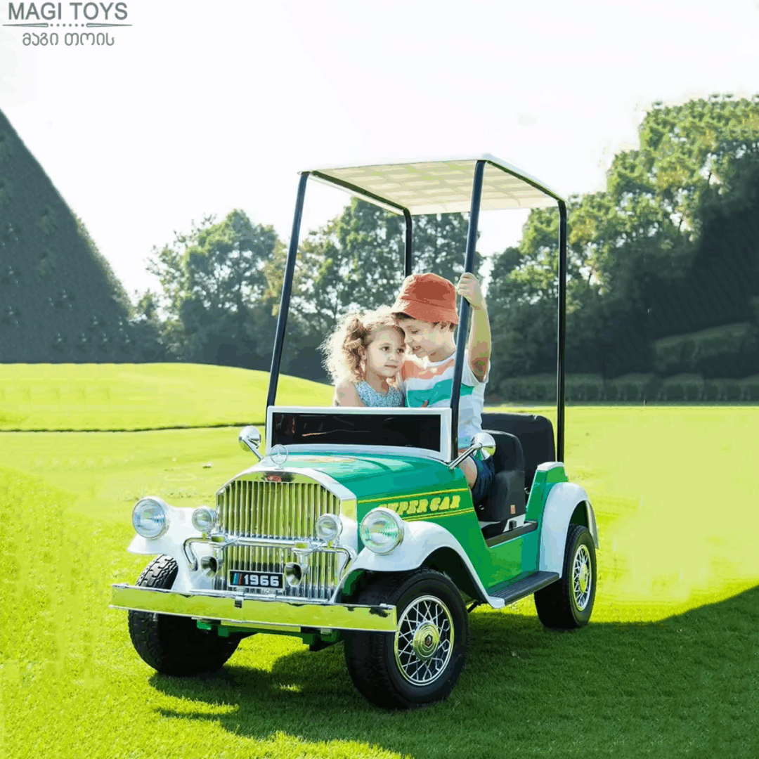 MERCEDESS 1966 კაუჩუკის საბურავებით/4 ადგილიანი/24 ვოლტზე/ტყავის სავარძლით