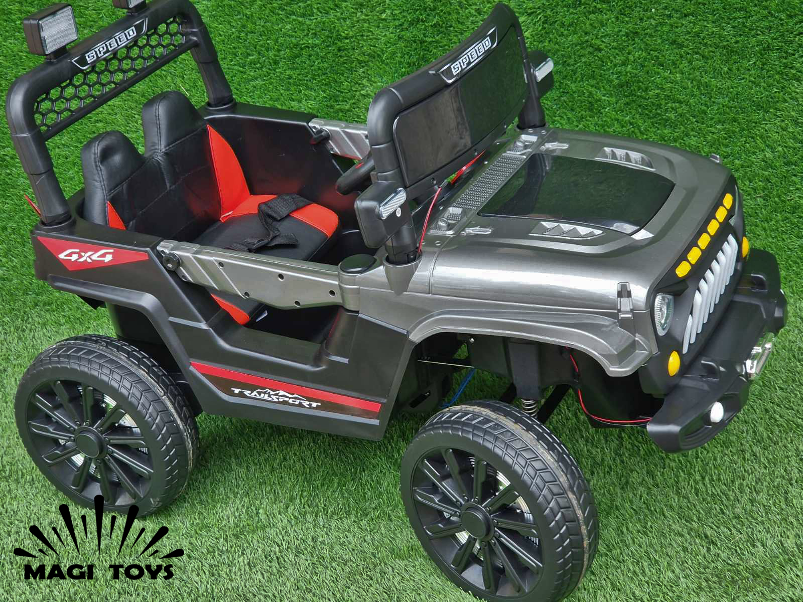 BH-528 კაუჩუკი საბურავებით/ტყავის სავარძლით - Image 3