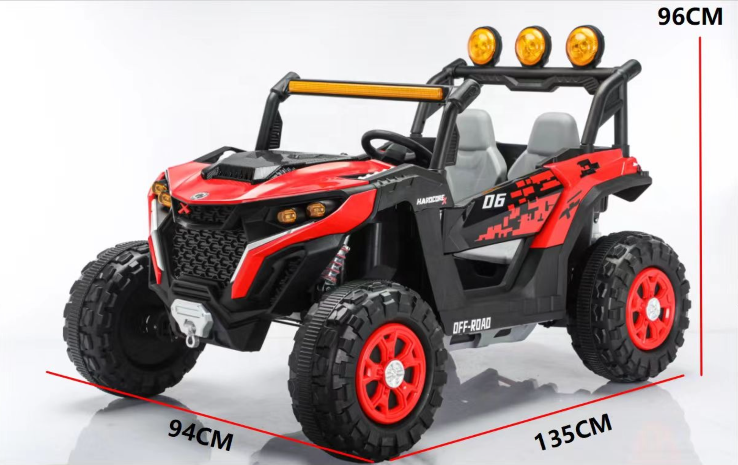 კაუჩუკის საბურავებით/ტყავის სავარძლით/2 ადგილიანი - Image 5