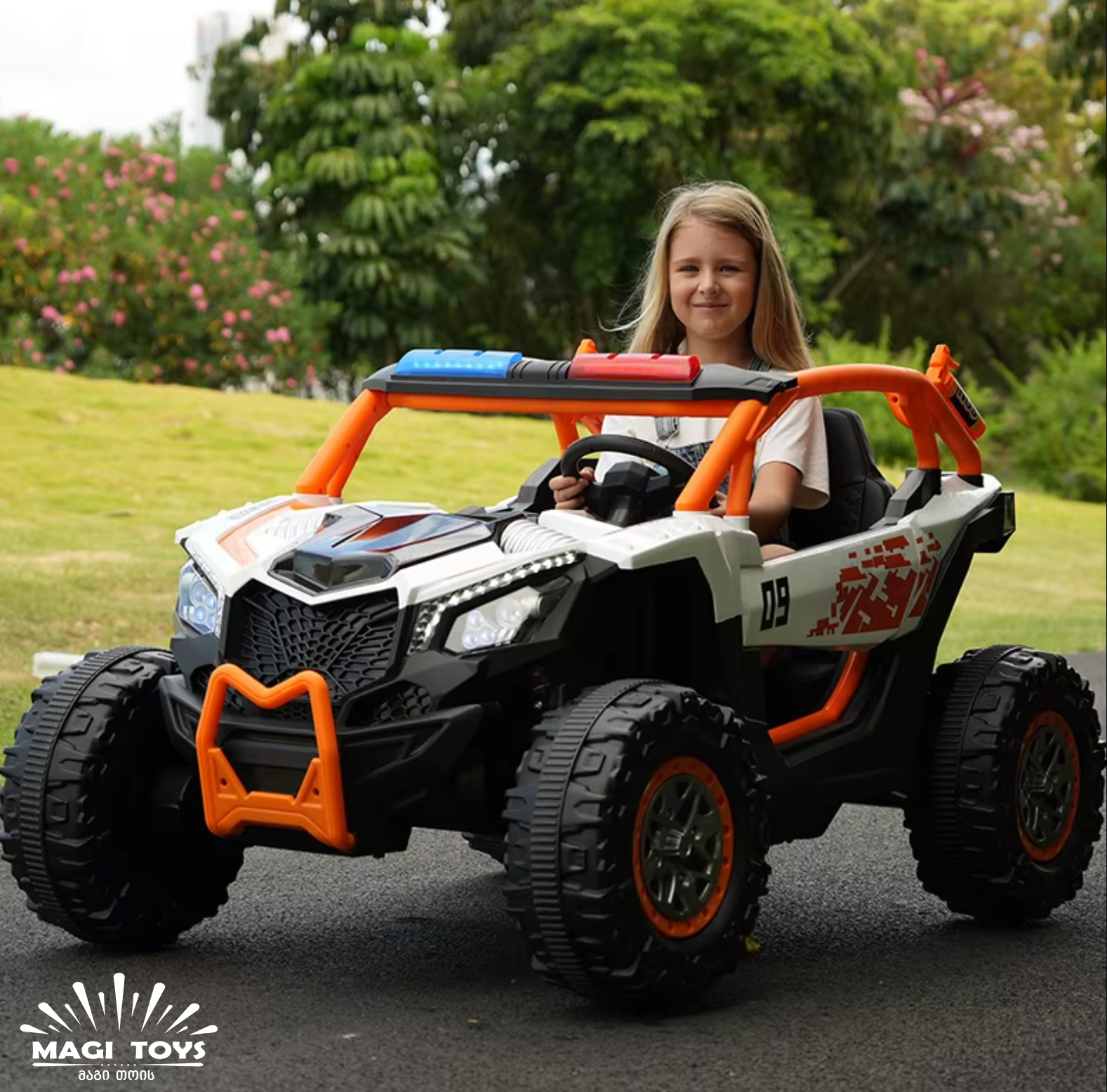 RX-908 კაუჩუკის საბურავებით/ტყავის სავარძლით - Image 2