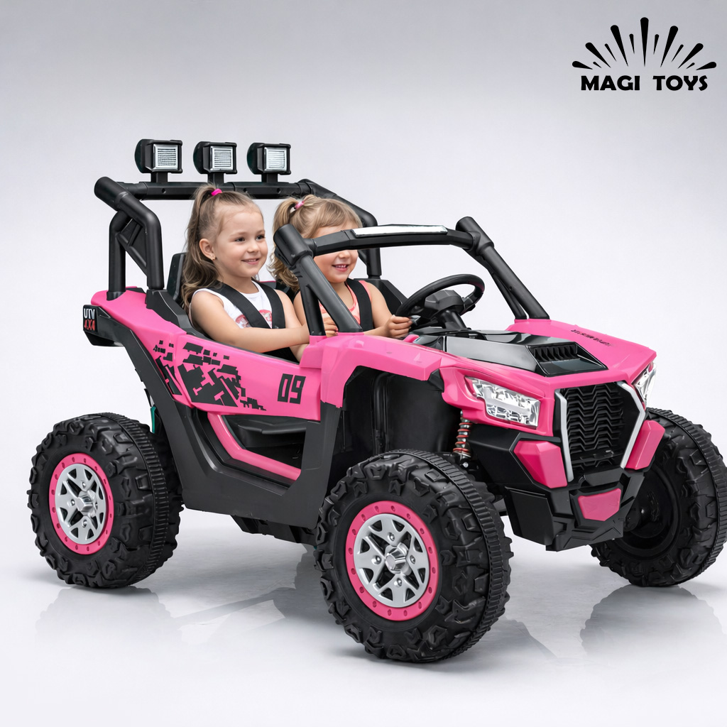 BUGGY-909 2 ადგილიანი/კაუჩუკის საბურავებით/ტყავის სავარძლით