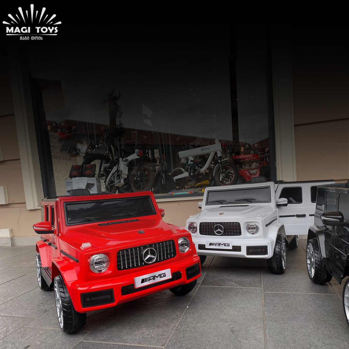 G-class V8 კაუჩუკის საბურავებით/ტყავის სავარძლით - Image 2