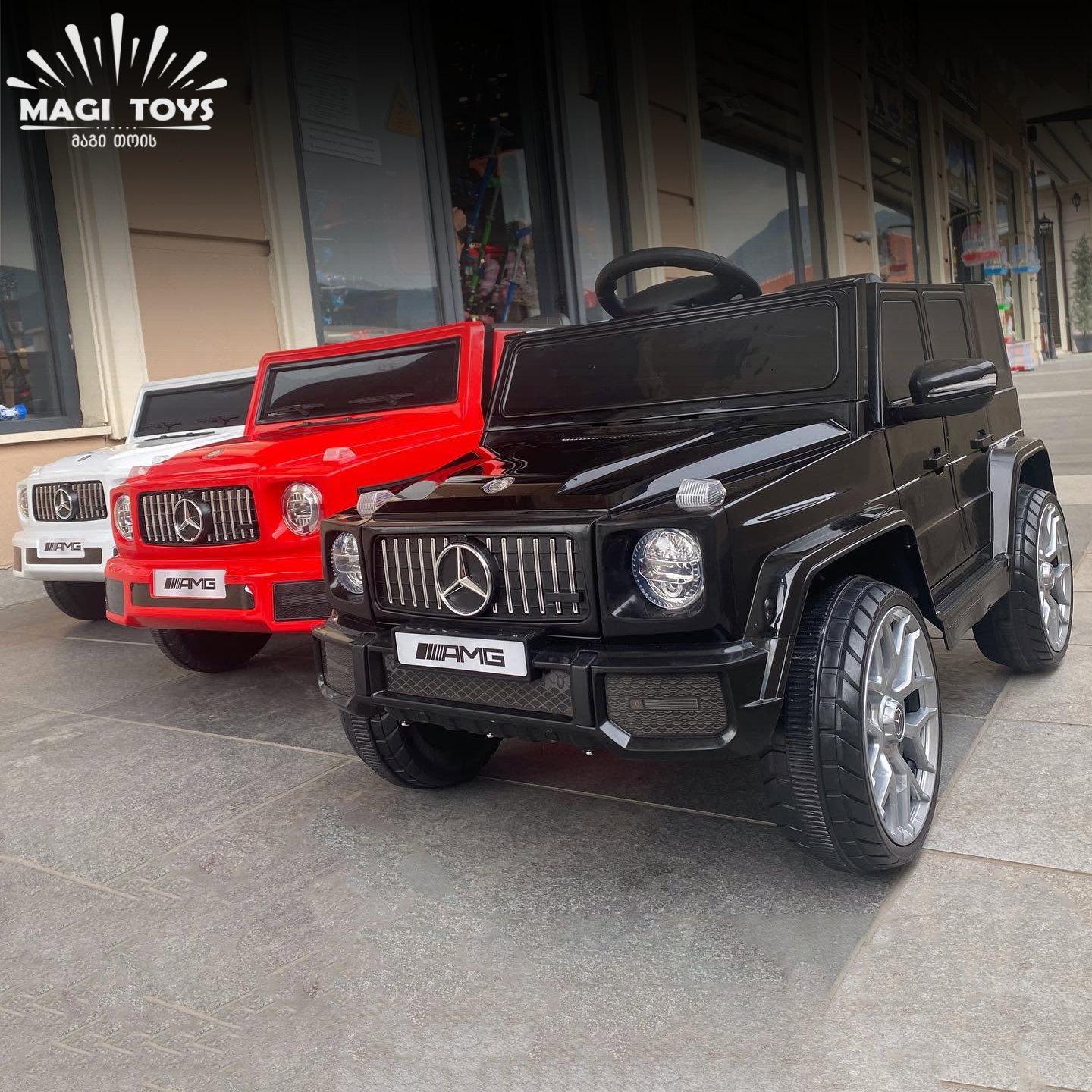 G-class V8 კაუჩუკის საბურავებით/ტყავის სავარძლით - Image 3