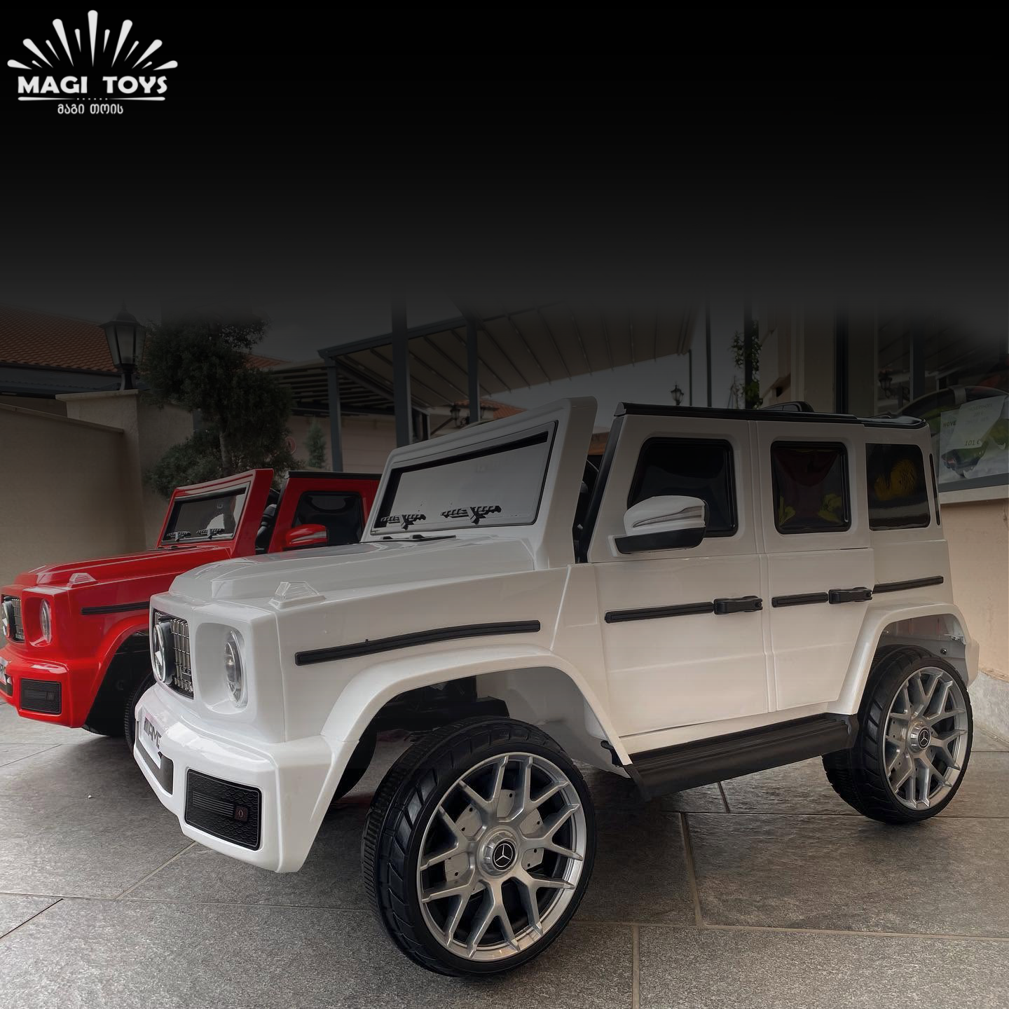 G-class V8 კაუჩუკის საბურავებით/ტყავის სავარძლით - Image 7