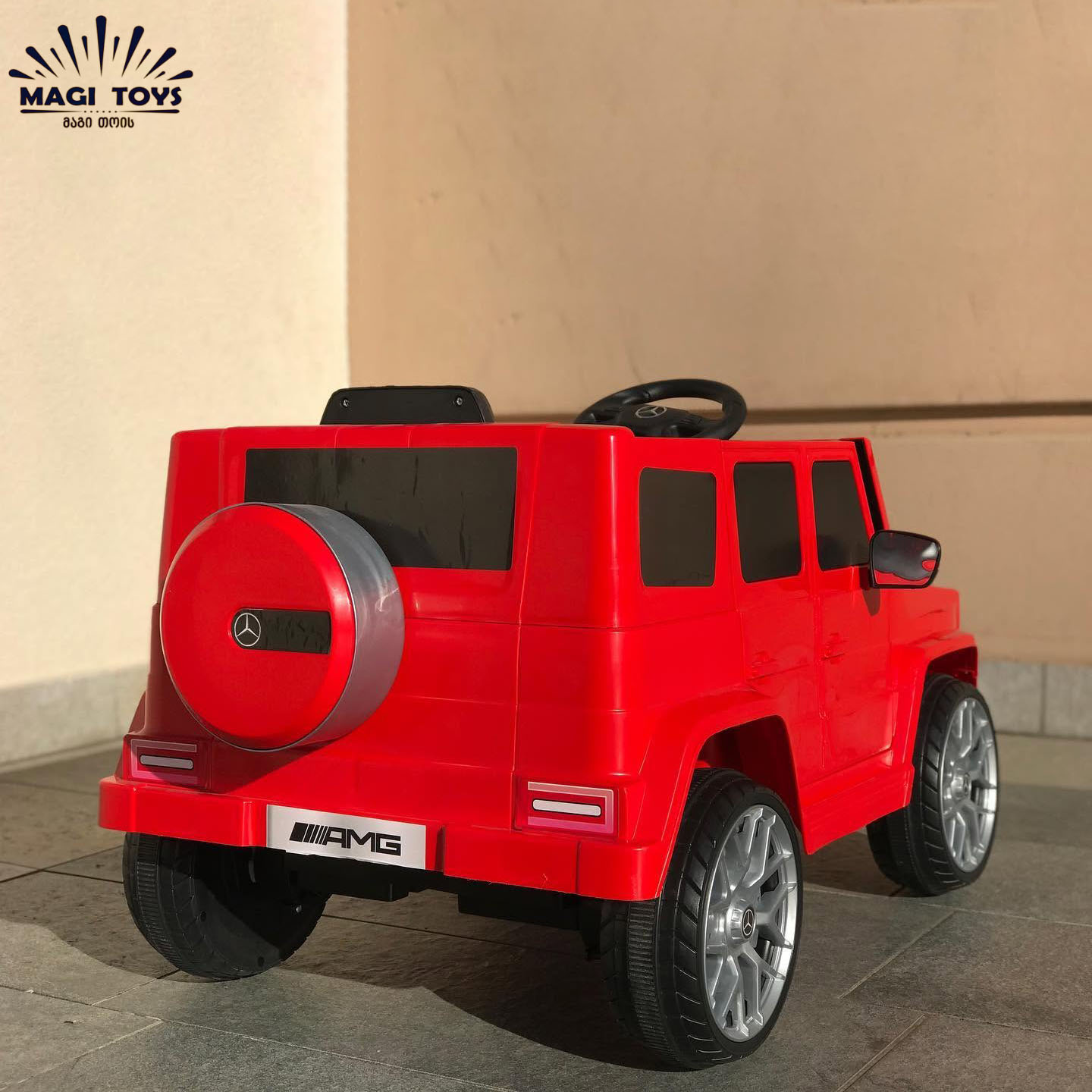 G-class V8 კაუჩუკის საბურავებით/ტყავის სავარძლით - Image 11