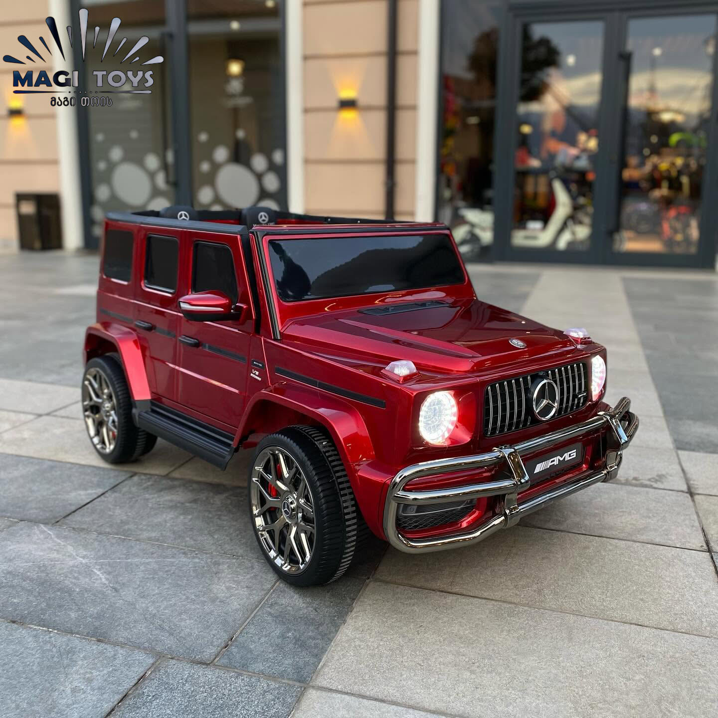 G-class 307 კაუჩუკის საბურავებით/ტყავის სავარძლით/2 ადგილიანი - Image 2