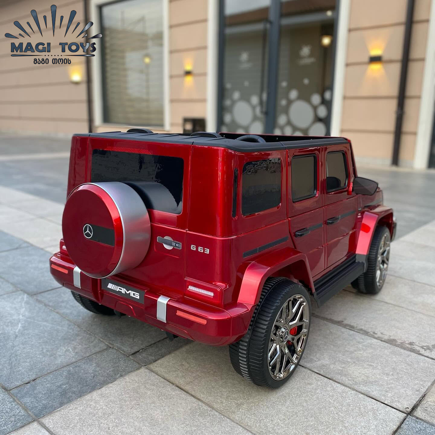 G-class 307 კაუჩუკის საბურავებით/ტყავის სავარძლით/2 ადგილიანი - Image 5