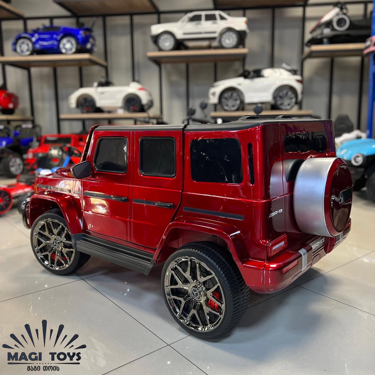 G-class 307 კაუჩუკის საბურავებით/ტყავის სავარძლით/2 ადგილიანი - Image 11