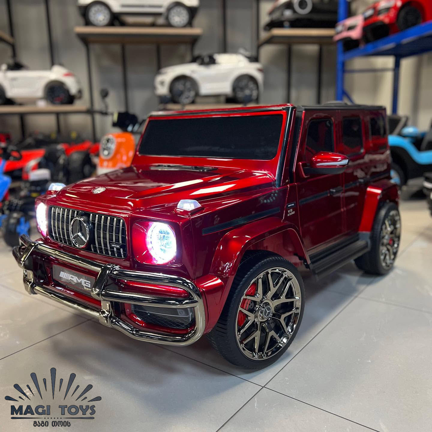 G-class 307 კაუჩუკის საბურავებით/ტყავის სავარძლით/2 ადგილიანი - Image 12