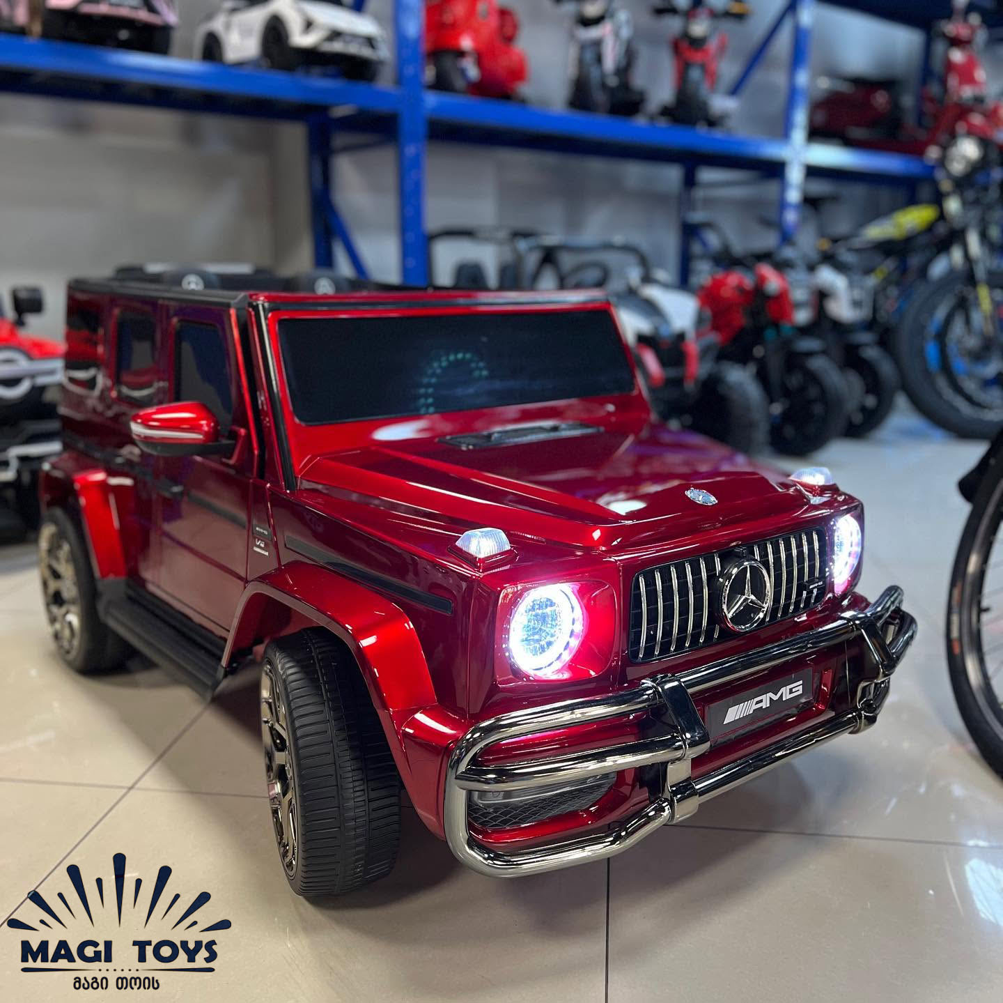 G-class 307 კაუჩუკის საბურავებით/ტყავის სავარძლით/2 ადგილიანი - Image 13
