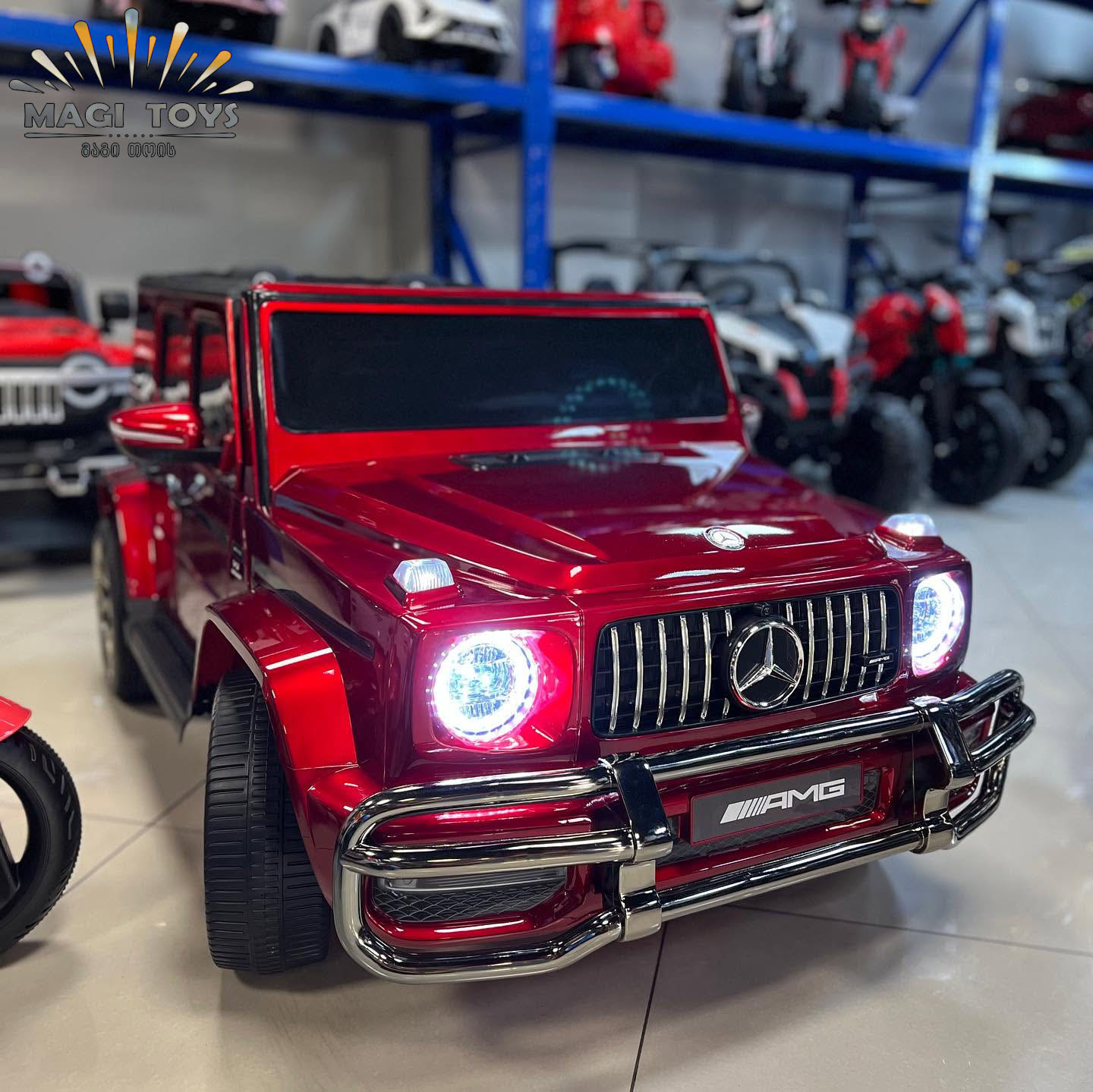 G-class 307 კაუჩუკის საბურავებით/ტყავის სავარძლით/2 ადგილიანი - Image 15