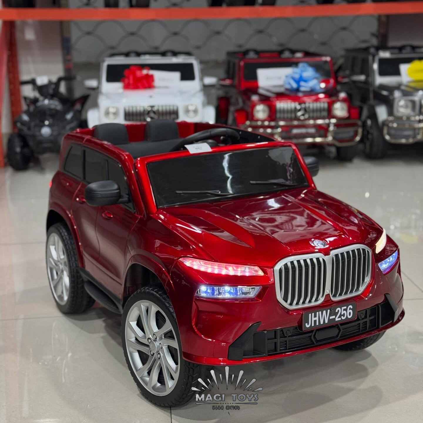 BMW-D256 კაუჩიკის საბურავებით/ტყავის სავაძლით - Image 5