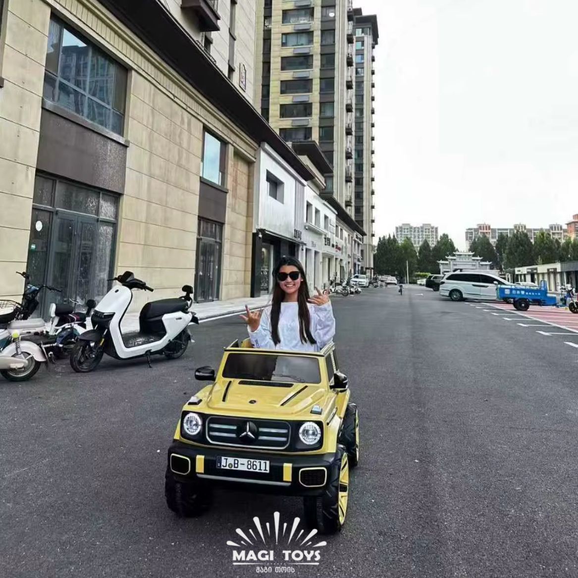 G-Class JB8611 კაუჩუკის საბურავებით/ტყავის სავარძლით - Image 9
