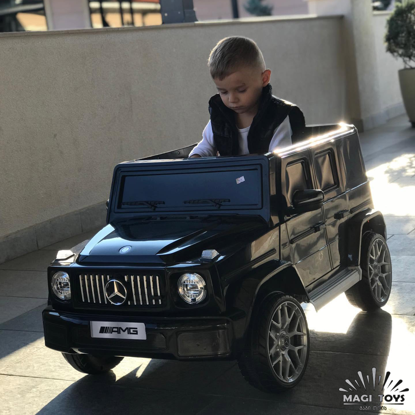 G-class V8 კაუჩუკის საბურავებით/ტყავის სავარძლით - Image 16