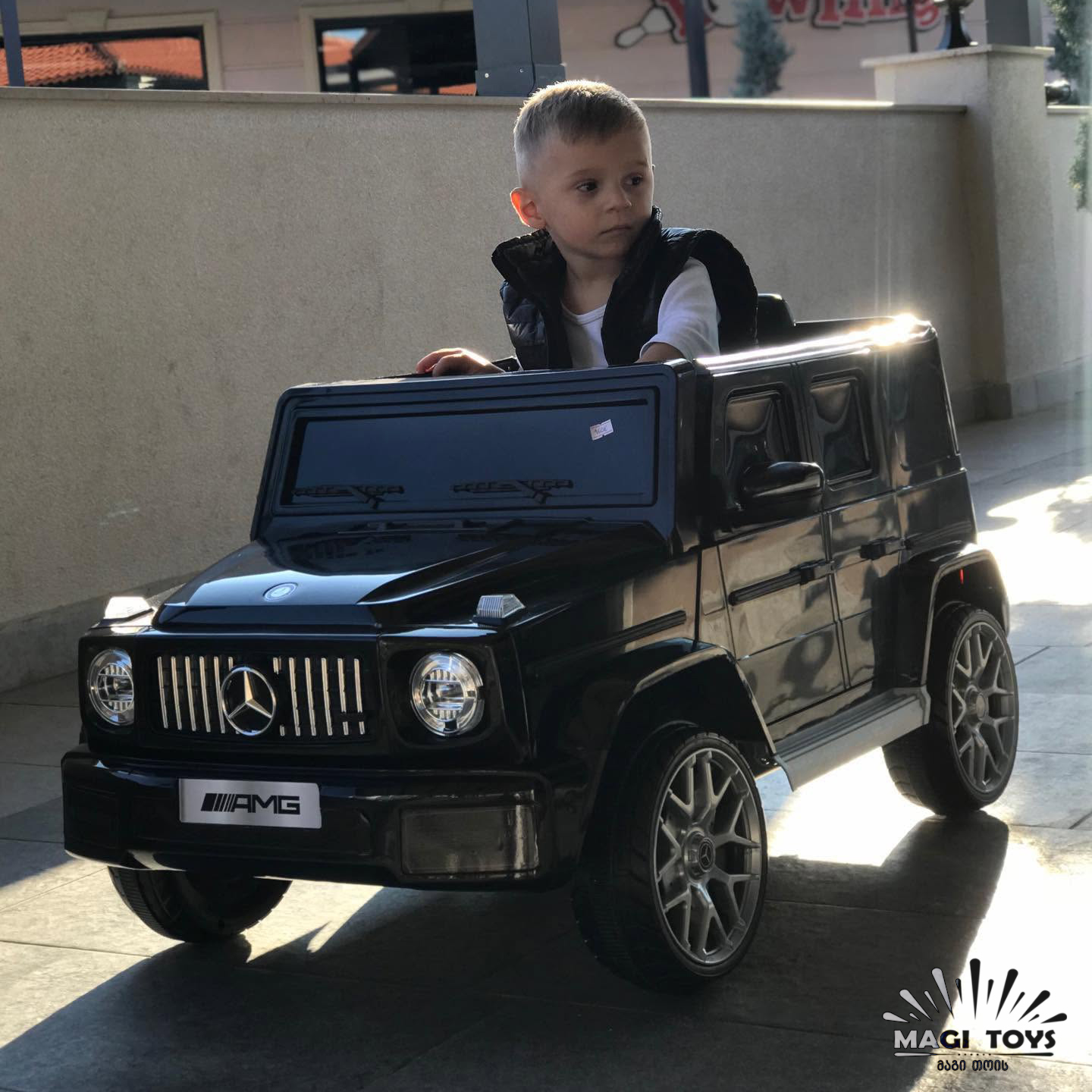 G-class V8 კაუჩუკის საბურავებით/ტყავის სავარძლით - Image 17