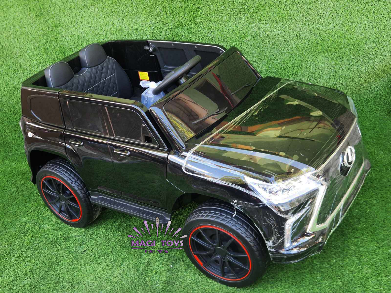 LEXUS-LX570 კაჩუკის საბურავებით/ტყავის სავაძლით - Image 5