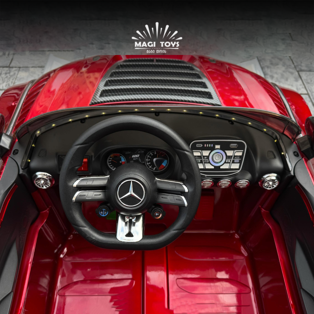 MERCEDES-906-2 ადგილიანი/კაუჩუკის საბურავებით/ტყავის სავაძლით. - Image 3